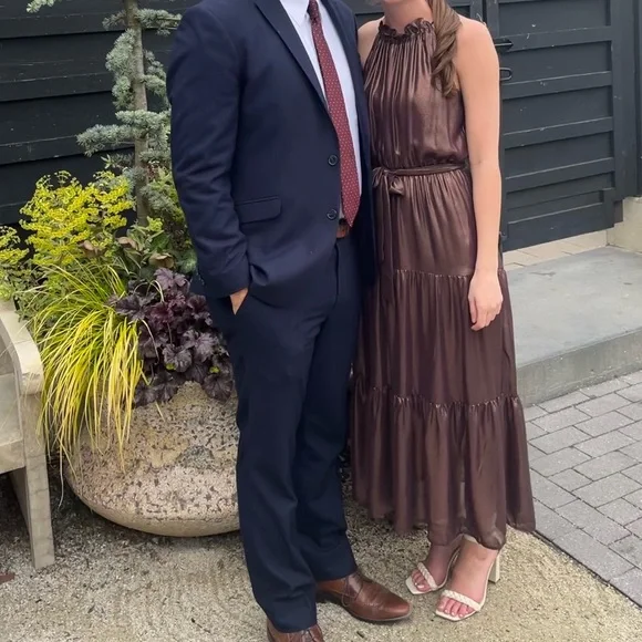 Women's Simply Vera Vera Wang Halter Tiered Dress - Picture 3 of 3